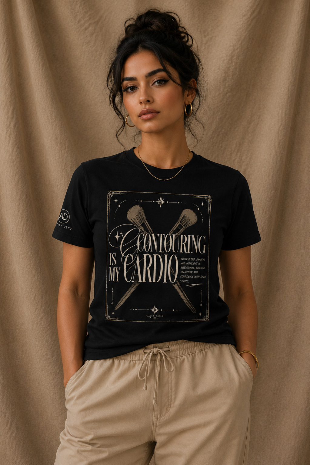 CONTOURING IS MY CARDIO Unisex graphic t-shirt